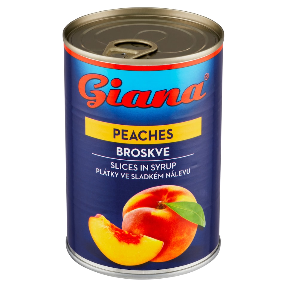 obrázok 1 z Giana Broskyne lúpané plátky v sladkom náleve 410 g