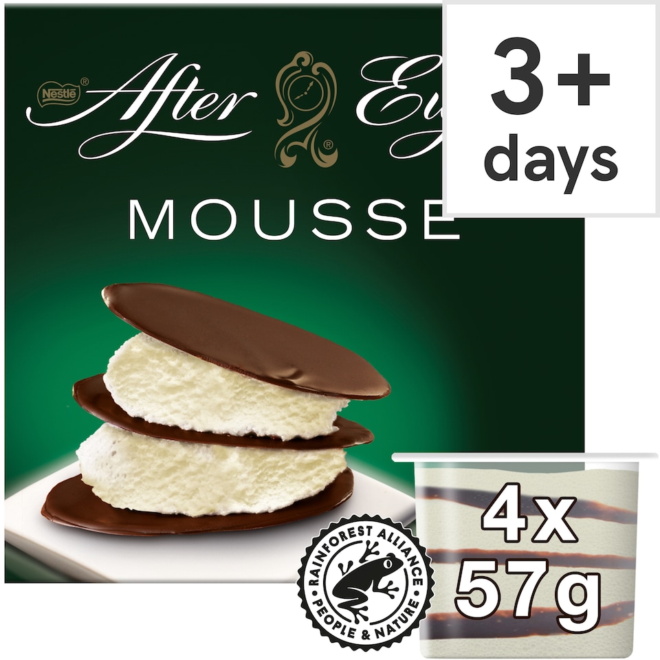 TESCO Nestle After Eight Mousse 4X57g