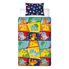 POKEMON DUVET SET SINGLE
