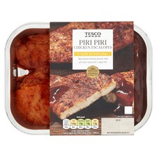 Tesco Piri Piri Chicken Escalop 195G