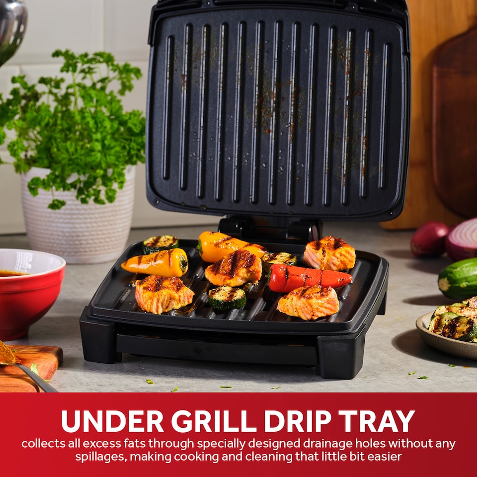 image 1 of George Foreman Medium Immersa Dishwasher Safe Health Grill