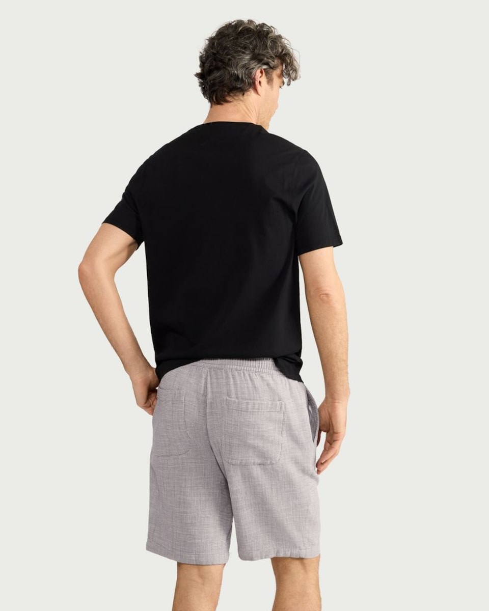 image 1 of F&F Pure Cotton Drawstring Shorts in Grey
