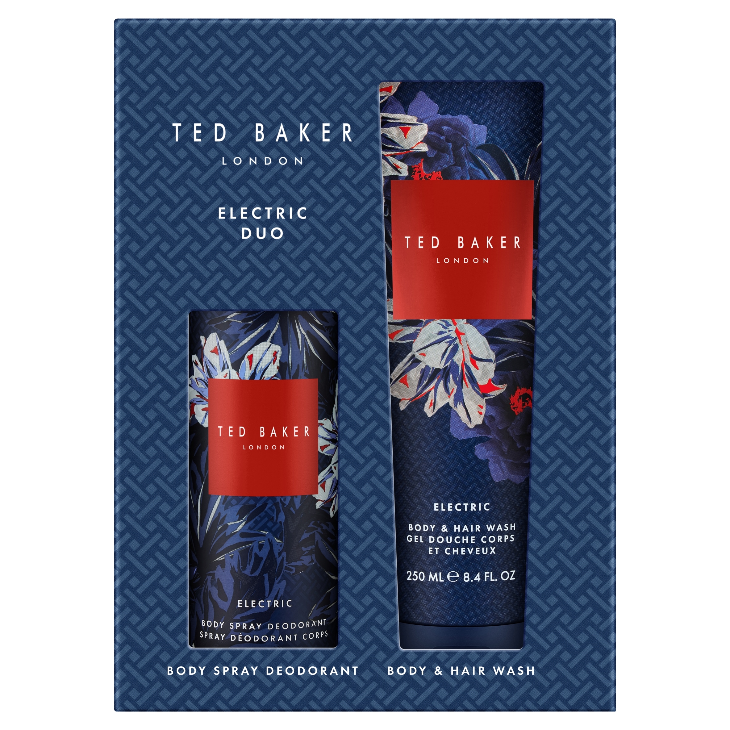 TED BAKER London Body Wash and Body Spray Deodorant Electric Duo Gift Set