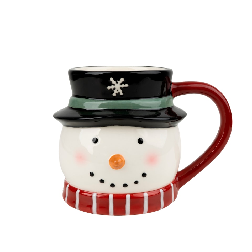 Candlelight 3D Snowman Mug