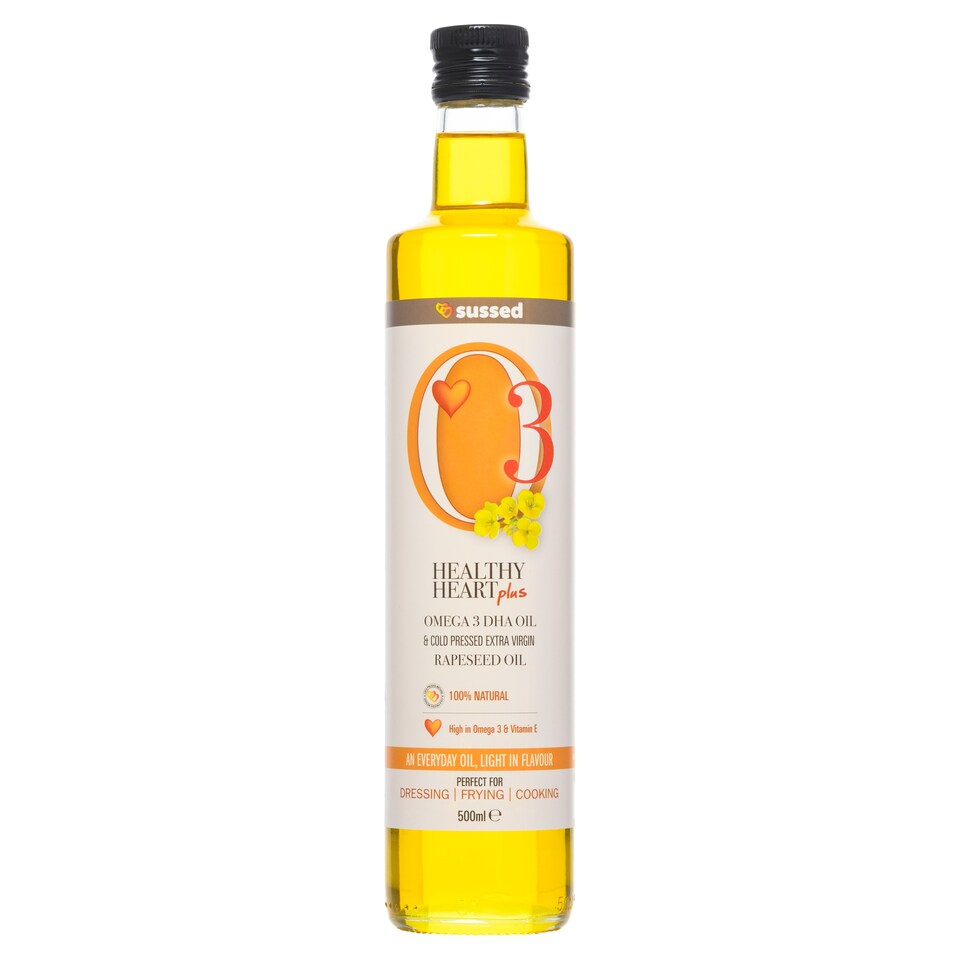 Sussed Omega 3 Dha Oil Heart Rapeseed Oil 500Ml