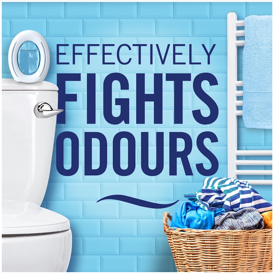 image 1 of Febreze Bathroom Air Freshener Cotton Fresh 7.5Ml