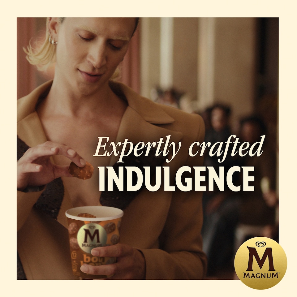 image 1 of Magnum Bonbon Salted Caramel & Almond Ice Cream Frozen Snack 204ml