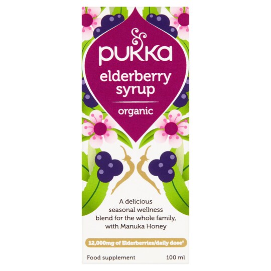 Pukka Elderberry Syrup 100Ml Tesco Groceries