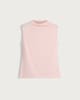 image 5 of F&F Cotton Modal Blend High Neck Sleeveless Top in Pink