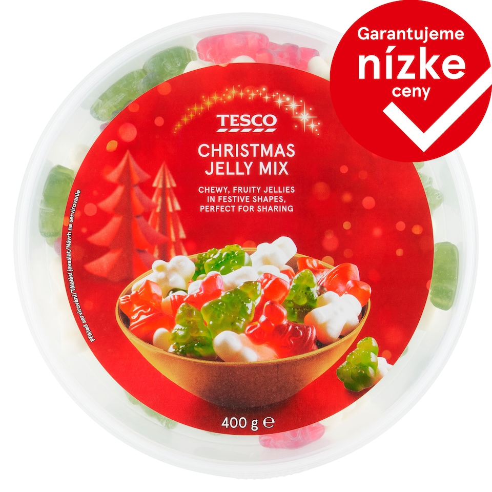Tesco Želé cukríky s ovocnými príchuťami 400 g