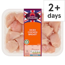 Shazans Diced Chicken Breast 450G