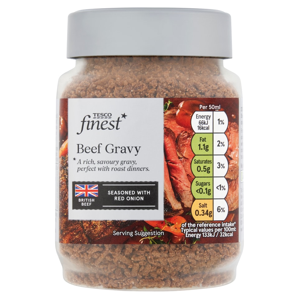 Tesco Finest British Beef & Red Onion Gravy Granules 200G