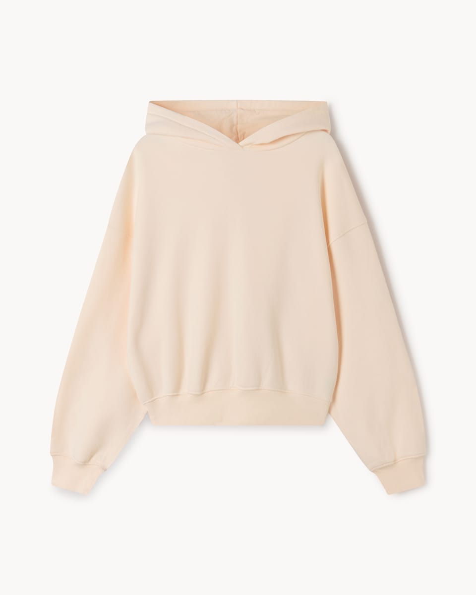 image 1 of F&F Cotton Rich Oversized Fit Hoodie in Cream