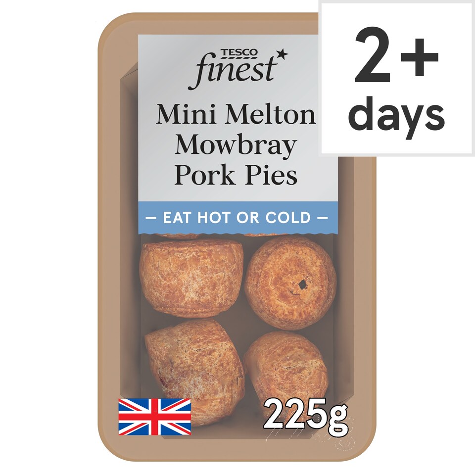 Tesco Finest Mini Melton Mowbray Pork Pies 200g