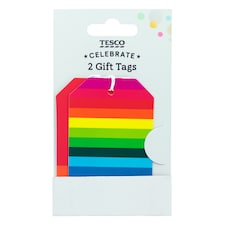 Tesco Rainbow Tags 2pk
