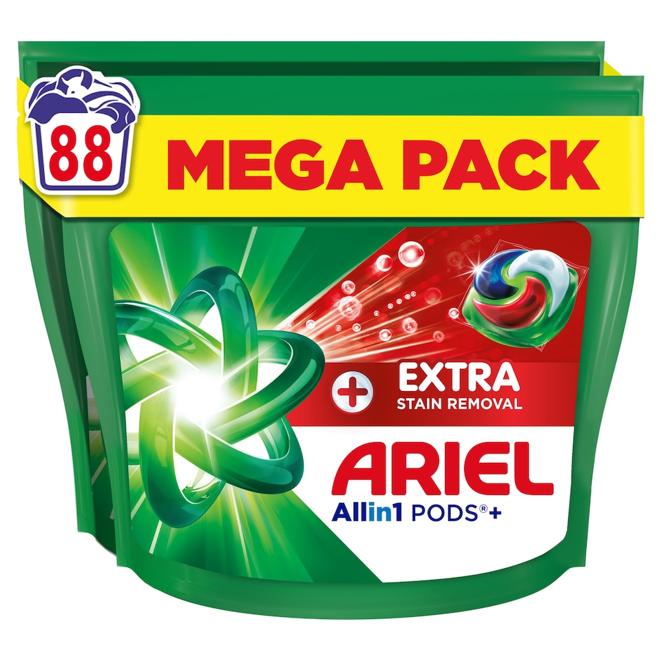 image 1 of Ariel Allin1 PODS®+, Washing Liquid Capsules 88 Washes