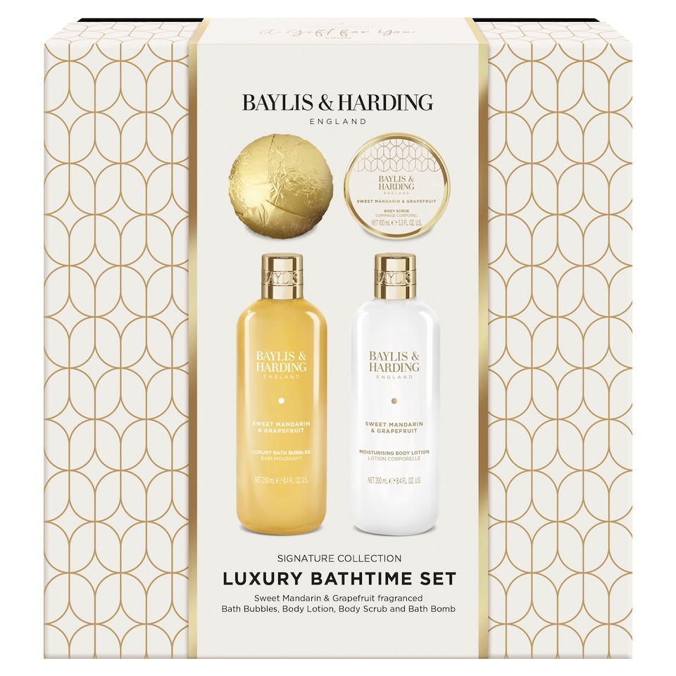 image 1 of Baylis & Harding Sweet Mandarin & Grapefruit Indulgent Bathing Gift Set