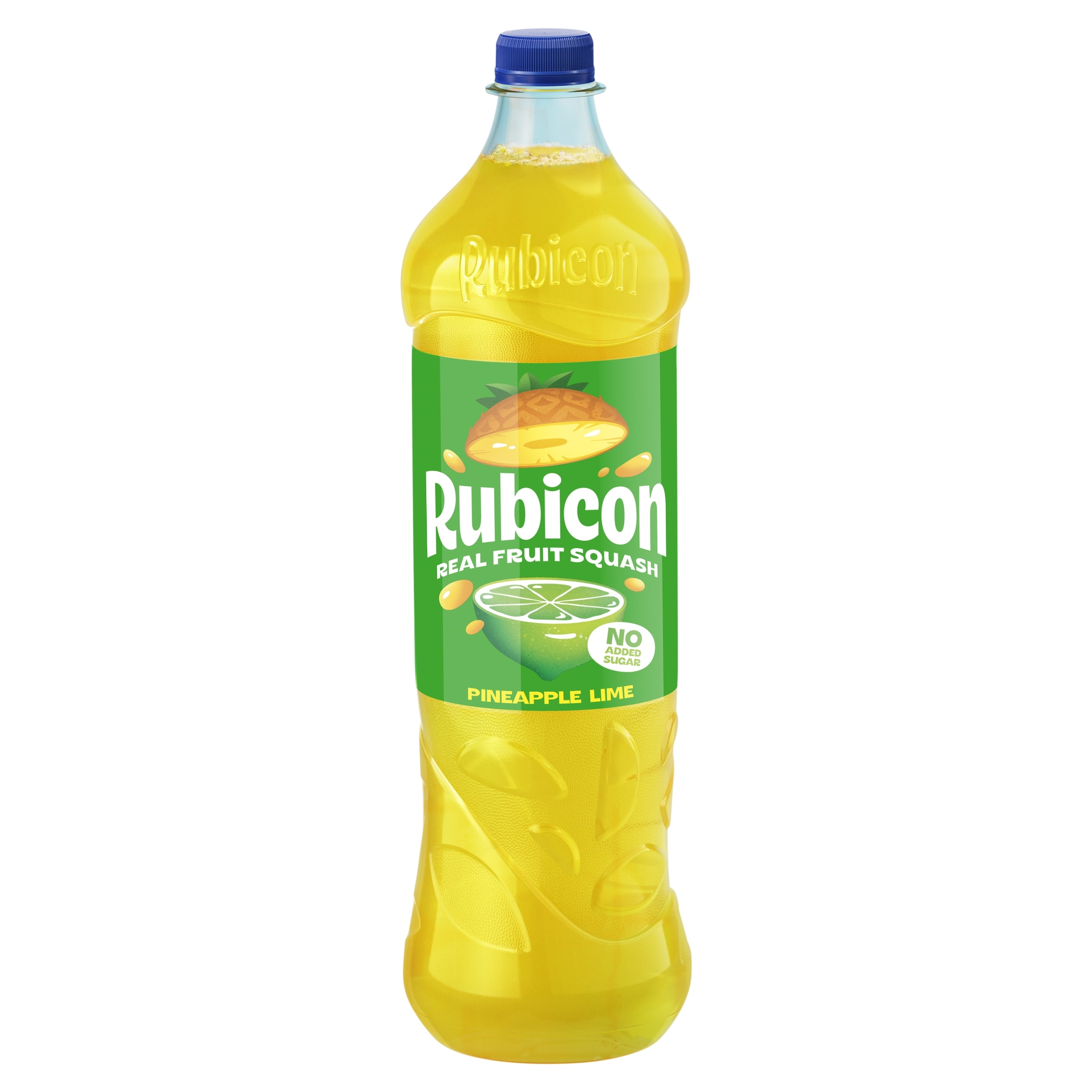 Rubicon Real Fruit Pineapple Lime No Added Sugar Squash 1L