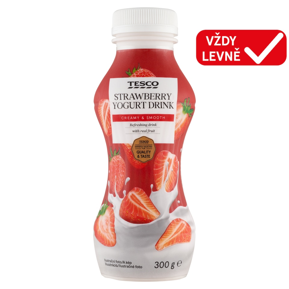 Tesco Strawberry Yogurt Drink 300g