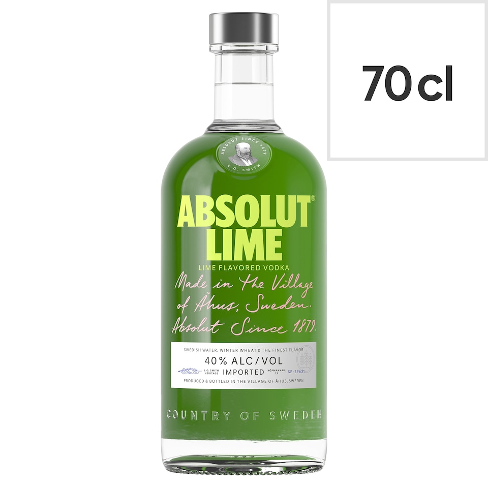 image 1 of Absolut Lime Vodka 70Cl