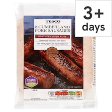 Tesco Northern Irish Pork Cumberland Sausages 454g