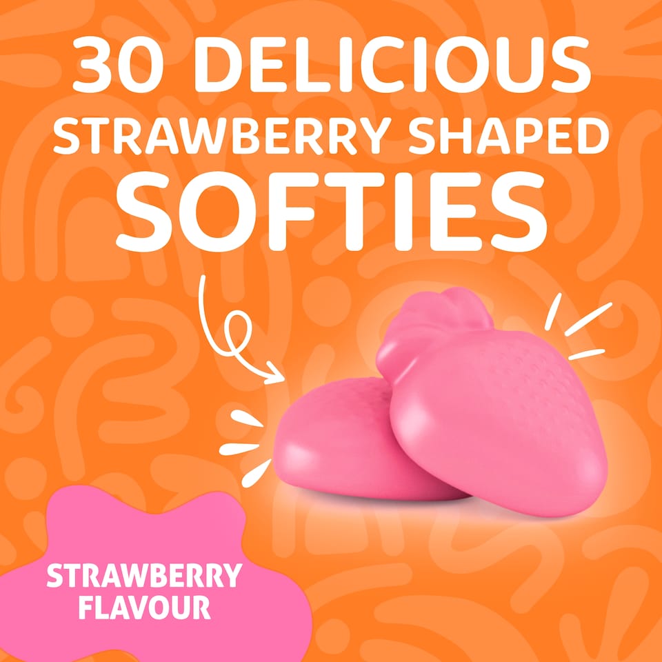 image 1 of Haliborange Calcium & Vitamin D Strawberry Softies 30s