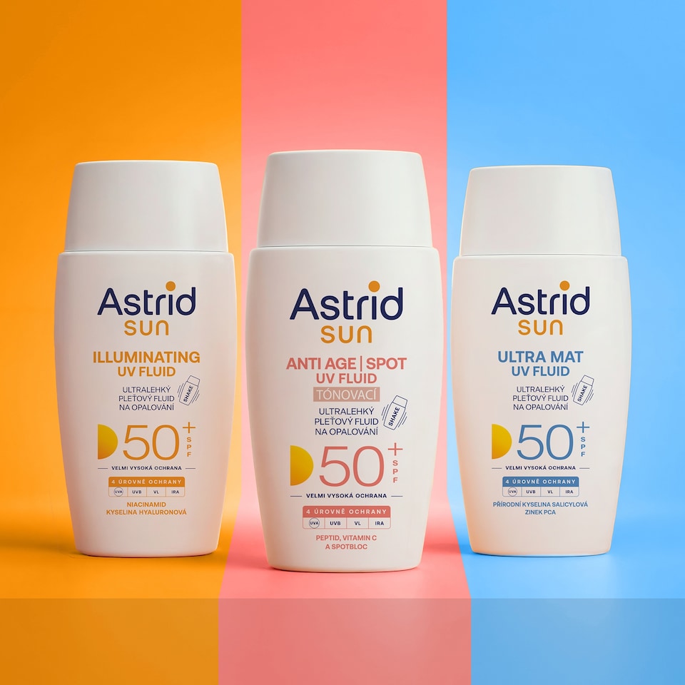 obrázok 1 z Astrid Sun Ultraľahký pleťový fluid na opaľovanie SPF 50+ 40 ml