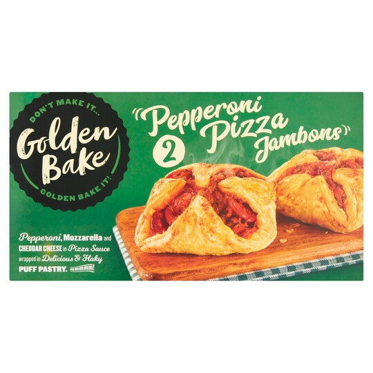 Golden Bake Pepperoni Pizza Jambons 2S 208G Tesco Groceries