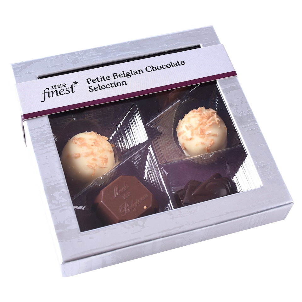 Tesco Finest Belgian Chocolate Petite Selection 80G