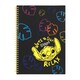 obrázok 3 z Disney Stitch Black špirálový zošit A4 štvorčekový 100 listov