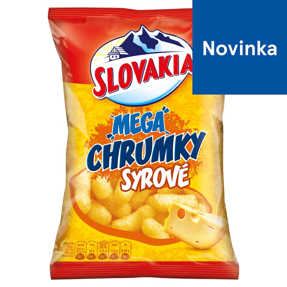 Slovakia Mega chrumky syrové 90 g
