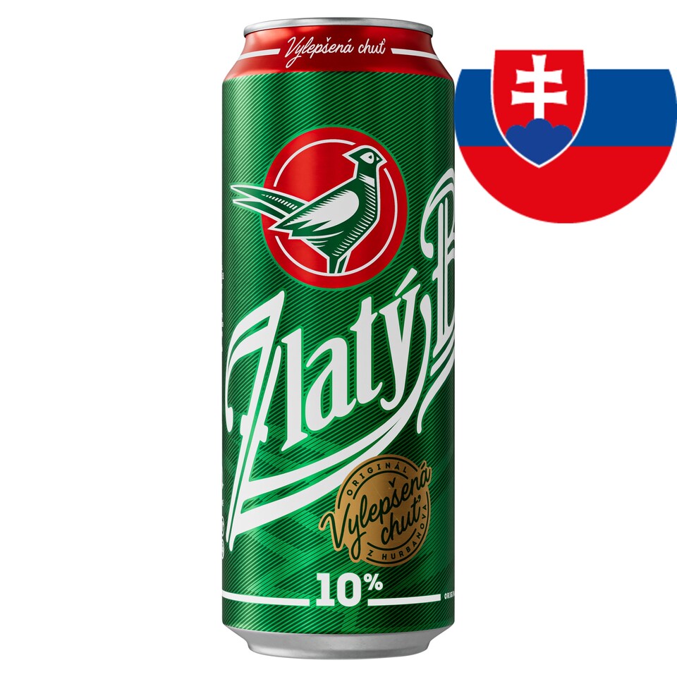 Zlatý Bažant 10% svetlé výčapné pivo 500 ml