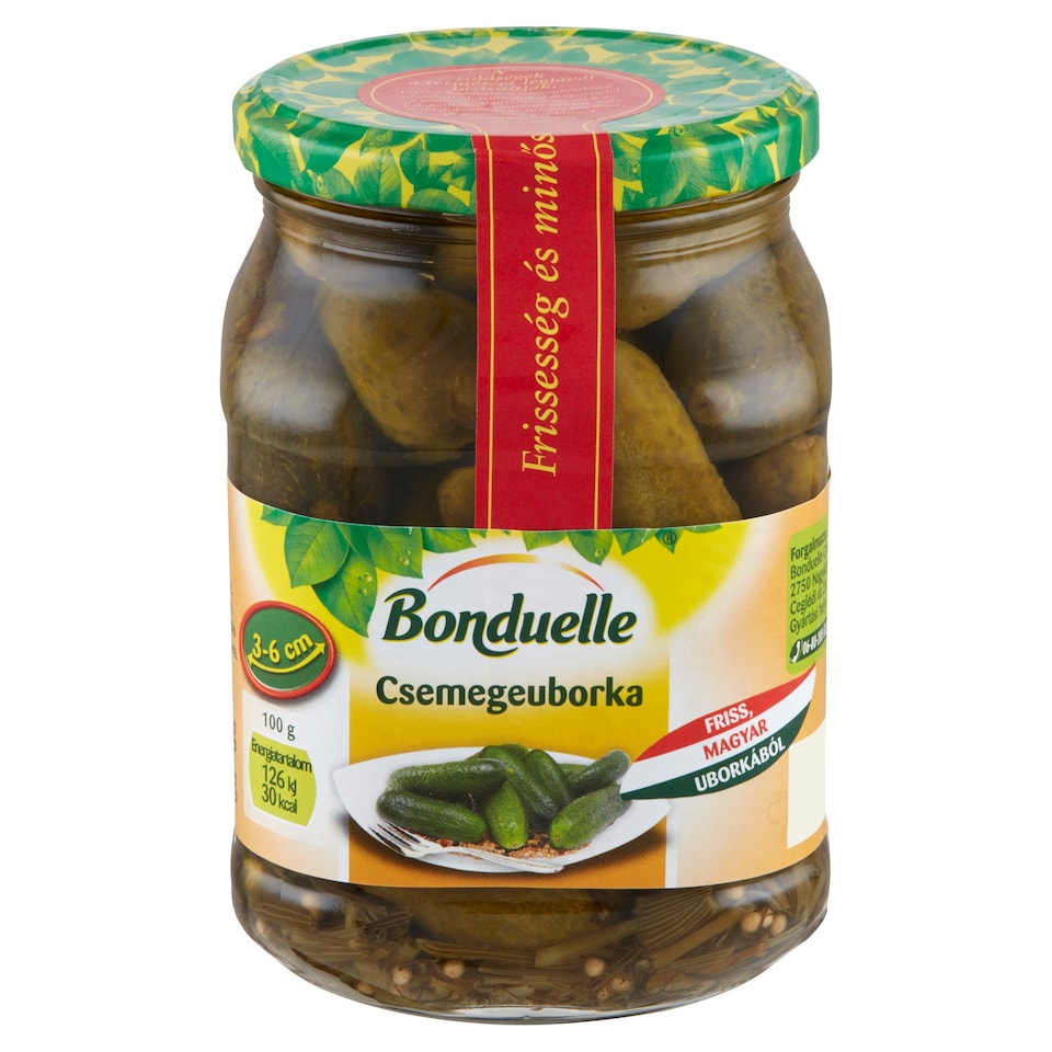 Bonduelle csemegeuborka 3-6 cm 550g