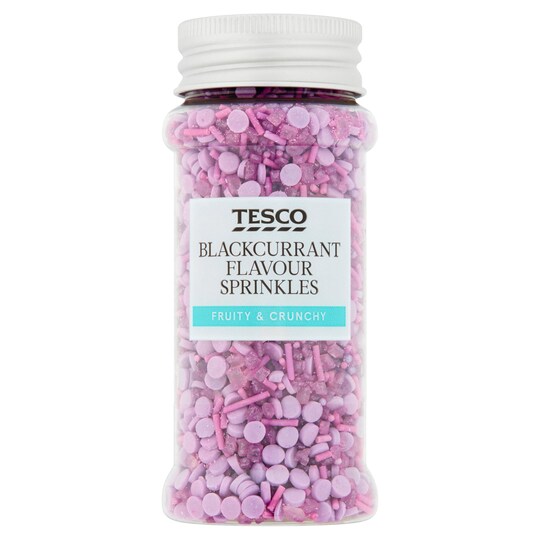 Tesco Blackcurrant Flavour Sprinkles 80G Tesco Groceries