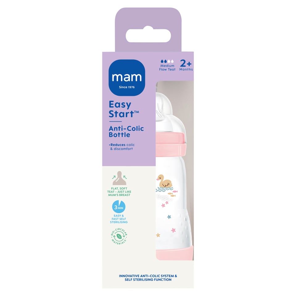 image 1 of Mam Anti Colic Bottle 2+ Months 260Ml