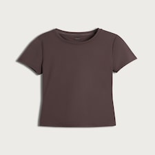 F&F Active EVERYHOUR Short Sleeved T-Shirt in Chocolate