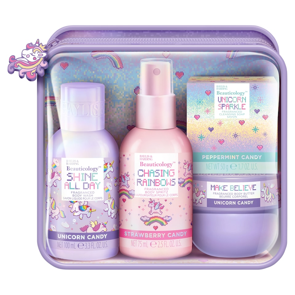image 1 of Baylis & Harding Beauticology Travel Beauty Bag Gift Set