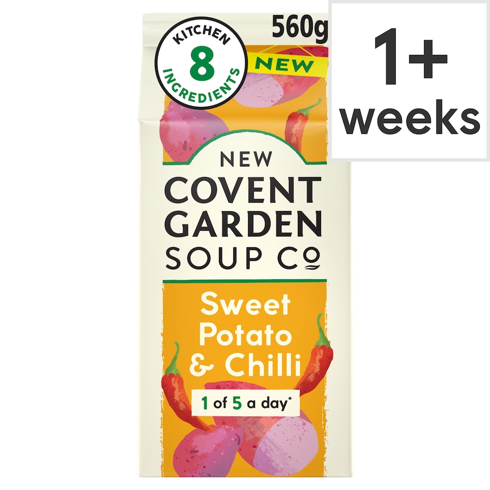 image 1 of New Covent Garden Sweet Potato, Coconut & Chilli Soup (Only 8 Kitchen Ingredients) 560g