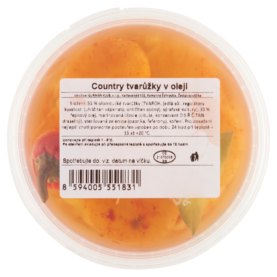 Obrázek 1 pro produkt Country tvarůžky v oleji