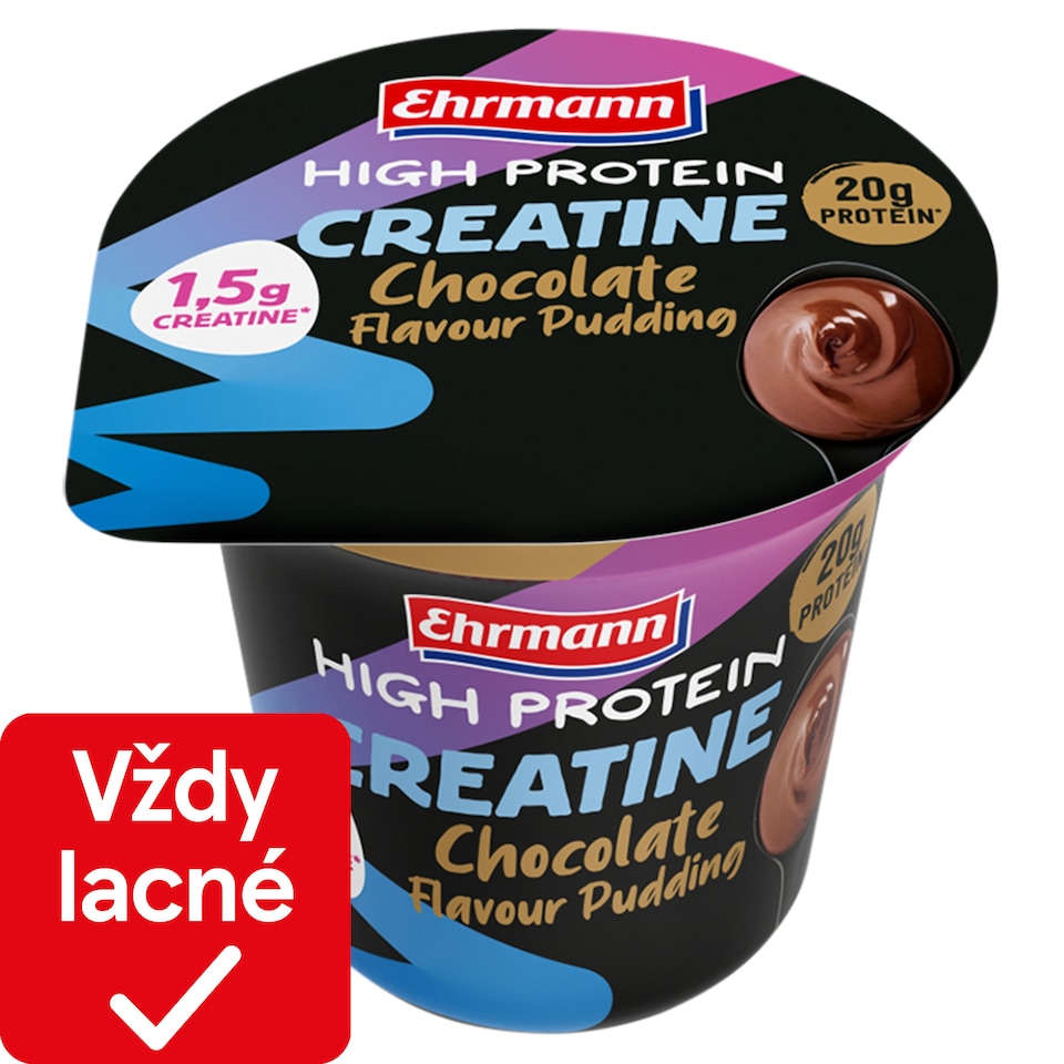 Ehrmann High Protein Creatine Pudding Chocolate Flavour 230 g