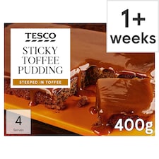 Tesco Sticky Toffee Pudding 400G