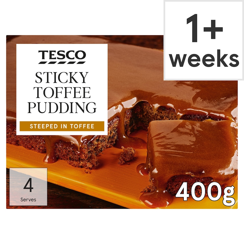 Tesco Sticky Toffee Pudding 400G