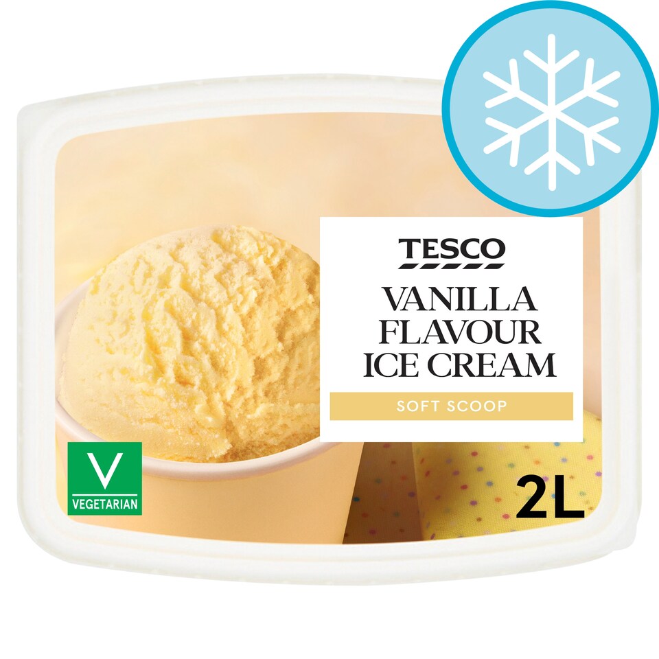 Tesco Soft Scoop Vanilla 2 Litres