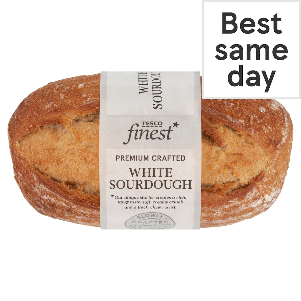 TESCO finest White Sourdough Loaf 400g