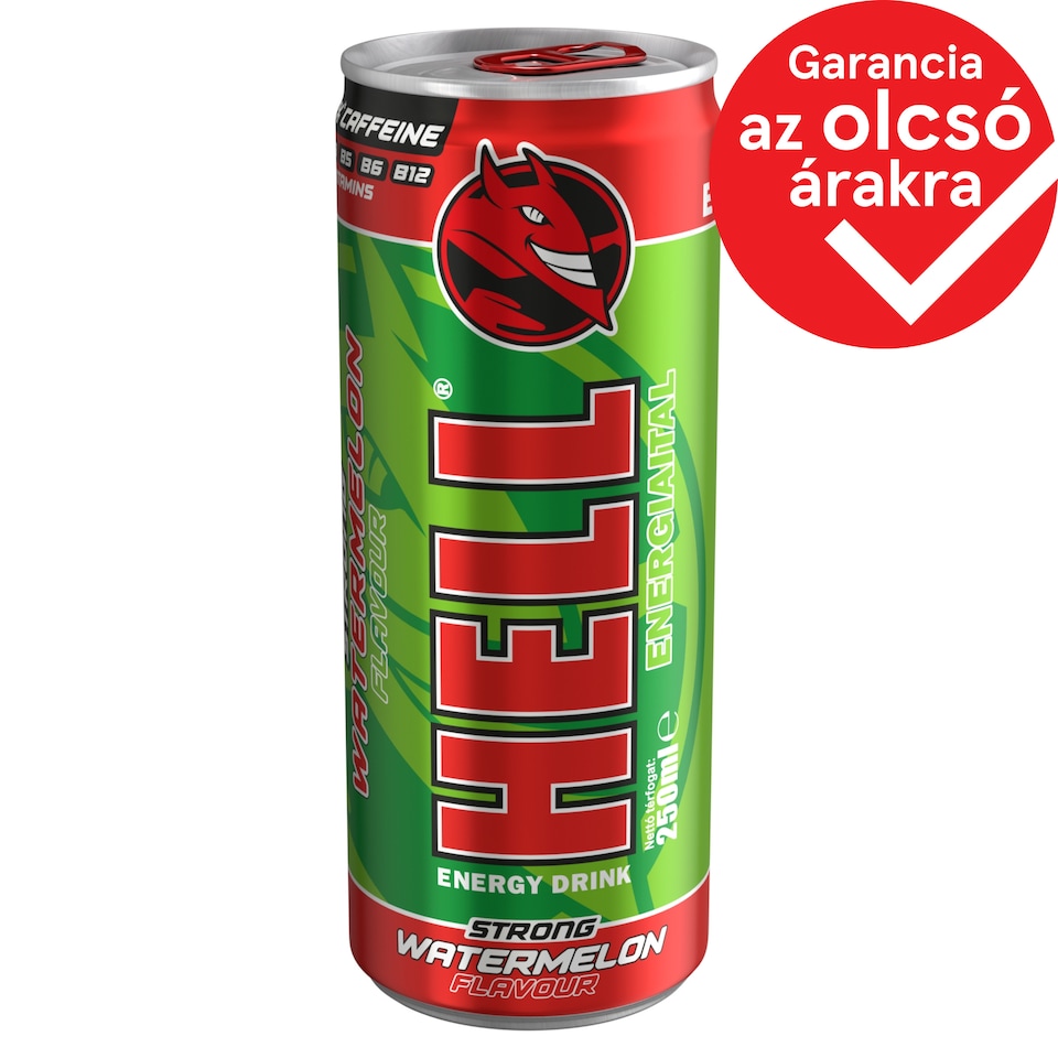 HELL Strong görögdinnye és tuttifruttiízű energiaital 250 ml