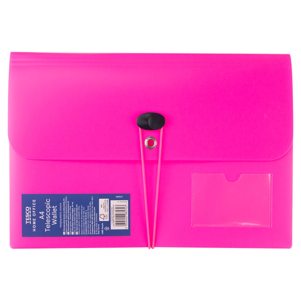 Obrázek 1 pro produkt Tesco Home Office Roztahovací obal na dokumenty A4