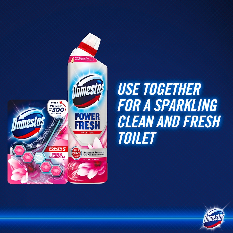 image 1 of Domestos Power Fresh Toilet Gel Floral Fresh 750ml