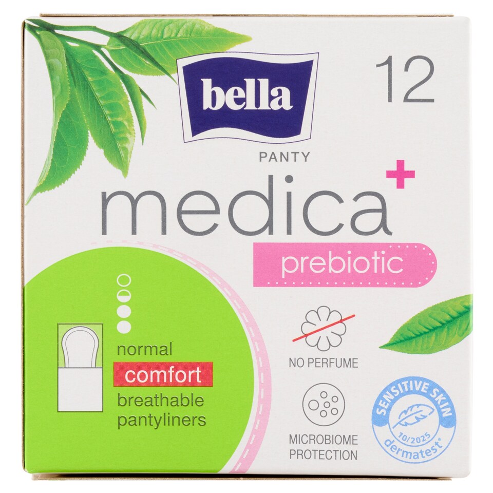 Obrázek 1 pro produkt Bella Medica + Prebiotic Normal Comfort ultratenké slipové vložky 12 ks