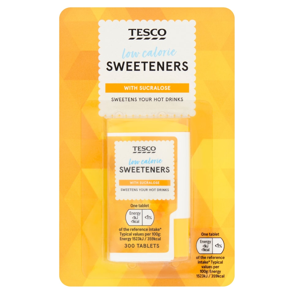 Tesco Sucralose Tablet Sweetener 300Pk
