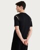 image 3 of F&F Pure Cotton Colour Block Short Sleeved T-Shirt in Black